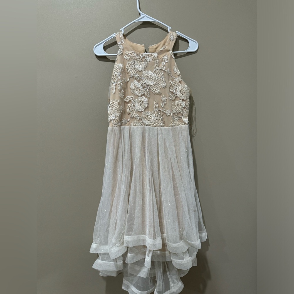 Embelished Sparkly Tulle Gown